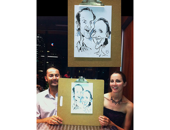 Brisbane Caricaturist Nigel Bell - Cartoonist Caricatures